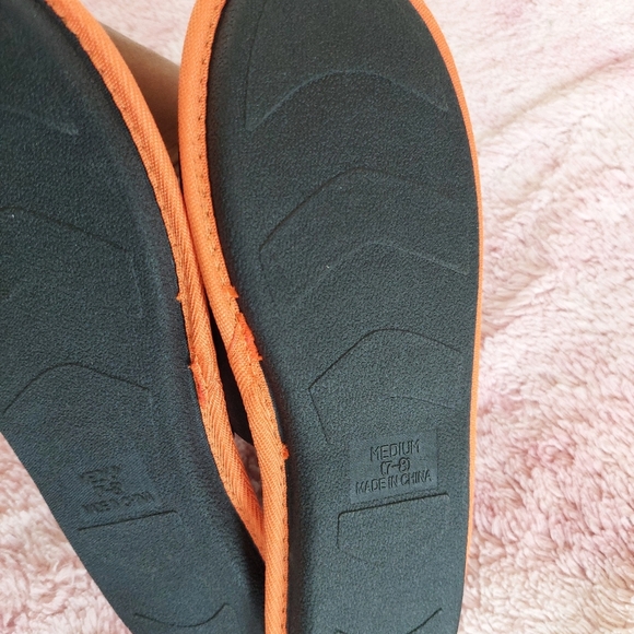 Halloween Jack-O-Lantern Slip-on Slippers Size 7/8 - Picture 3 of 5